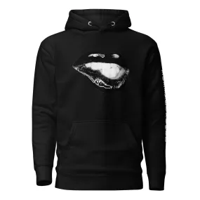 Black Biting Lips Hoodie