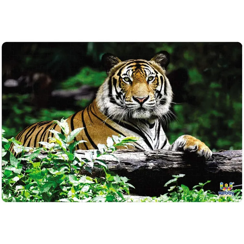 Indian Bengal Tiger Carboard Jigsaw Puzzle, 252 pieces