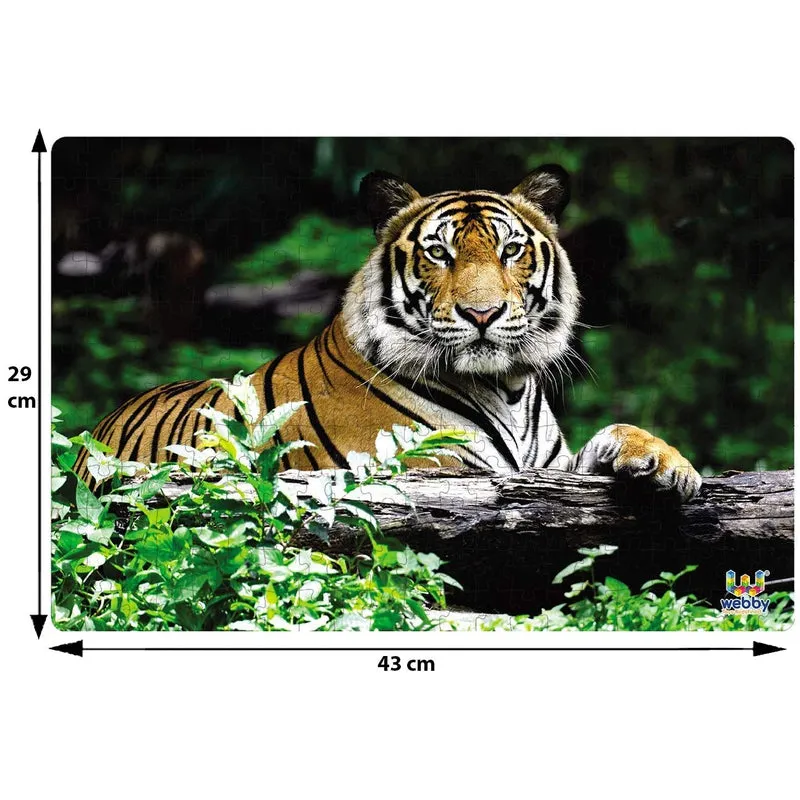 Indian Bengal Tiger Carboard Jigsaw Puzzle, 252 pieces