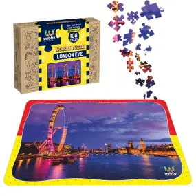 London Eye Wooden Jigsaw Puzzle, 108 pieces