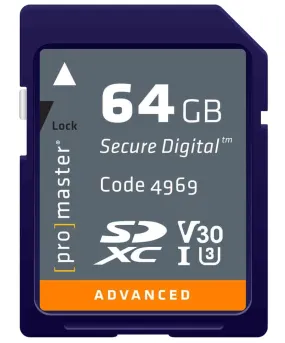 Promaster 64GB SDHC 633x Advanced Memory Card