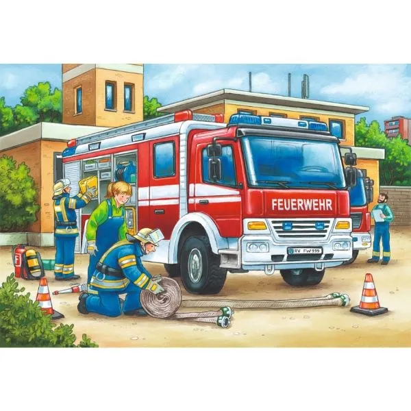 Ravensburger Police and Firefighters Puzzle 2x12pc