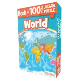 World  100 Pieces Jigsaw Puzzle   1 Story Book